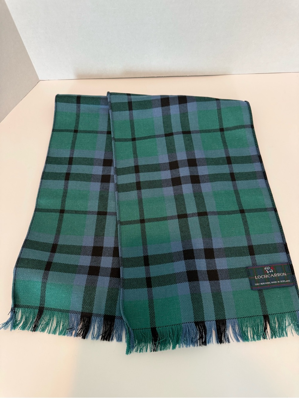 Lochcarron of Scotland Luxury Lightweight Scarf in the Austin Ancient Tartan